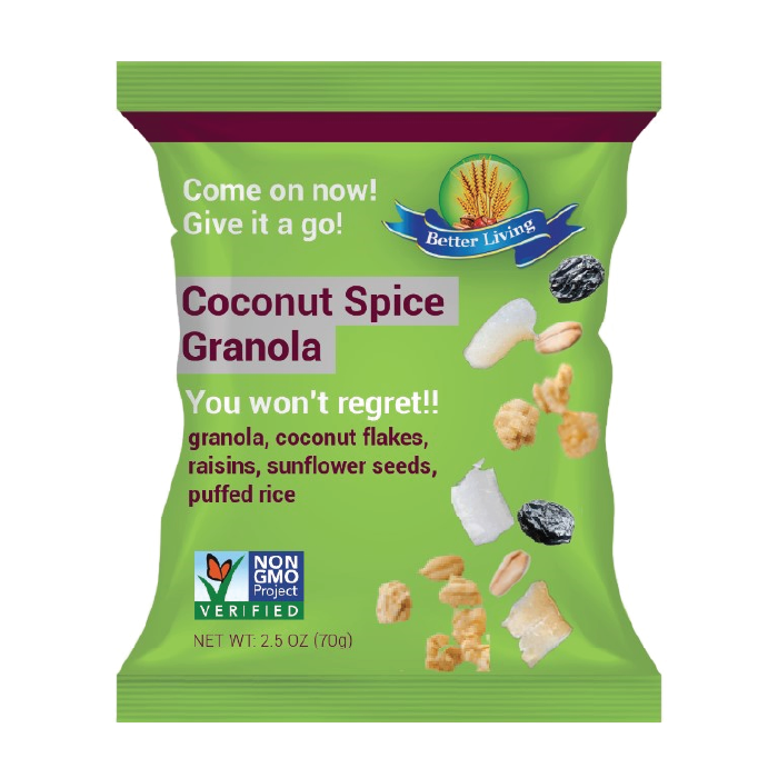 Better Living Granola & Flakes – Coconut Spice