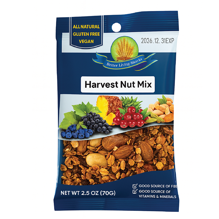 Better Living Fruit & Nut Mixes - 70g - Harvest Nut Mix