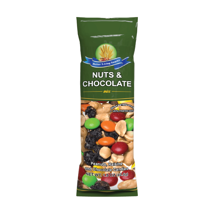 Better Living Fruit & Nut Mixes - 42.5g - Nuts & Chocolate