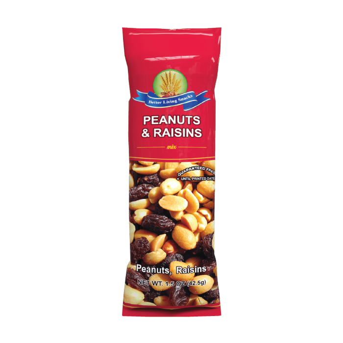 Better Living Fruit & Nut Mixes - 42.5g - Peanuts & Raisins