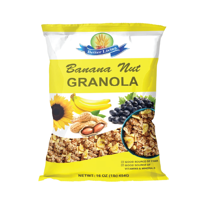 Better Living Granola 450g - Banana Nut