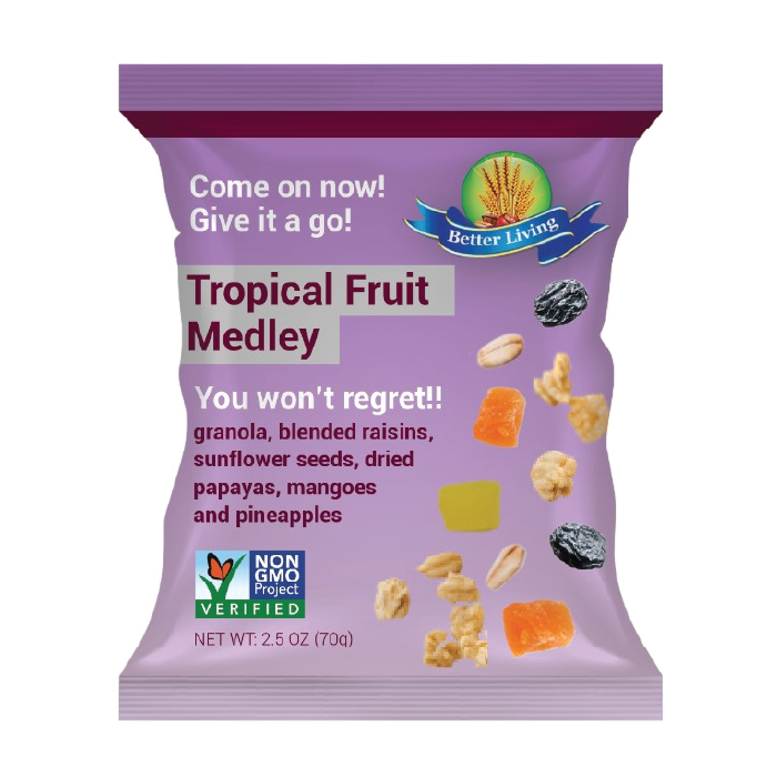 Better Living Granola & Flakes – Tropical Fruit Medley