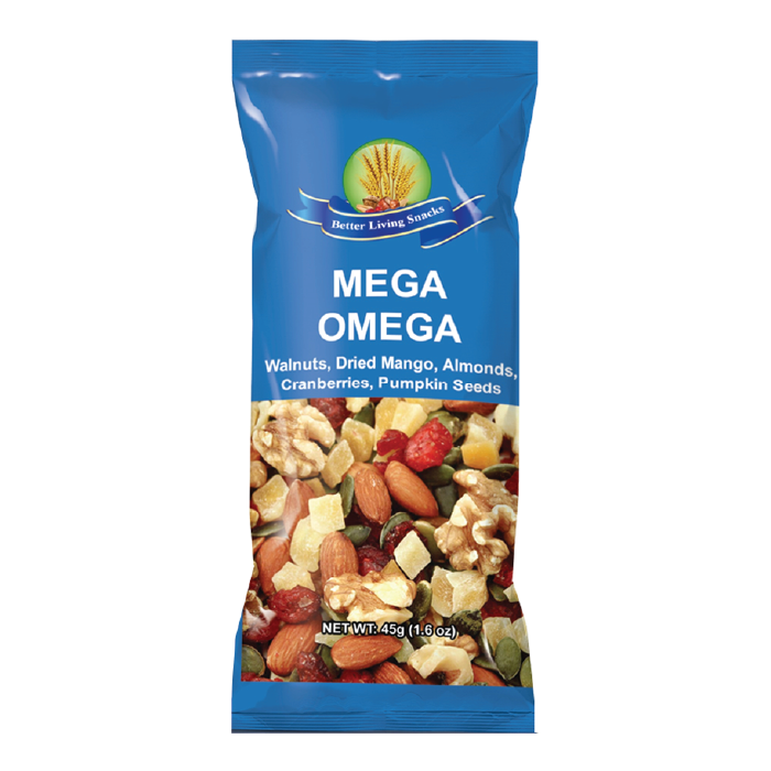 Better Living Healthy Fruit & Nut Mixes - 45g - Mega Omega