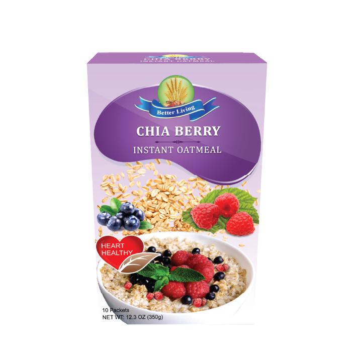 Better Living Flavored Oats Boxes - Chia Berry