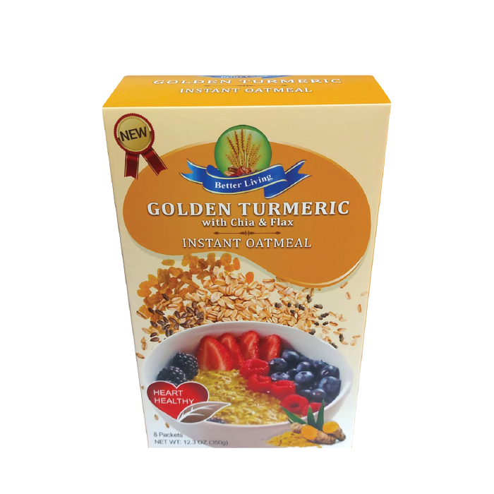Better Living Flavored Oats Boxes - Golden Tumeric
