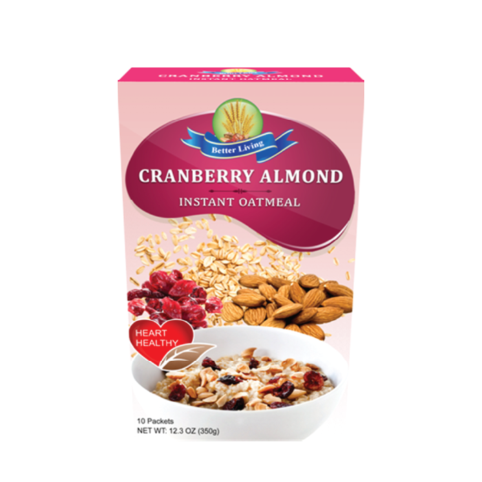 Better Living Flavored Oats Boxes - Cranberry Almond