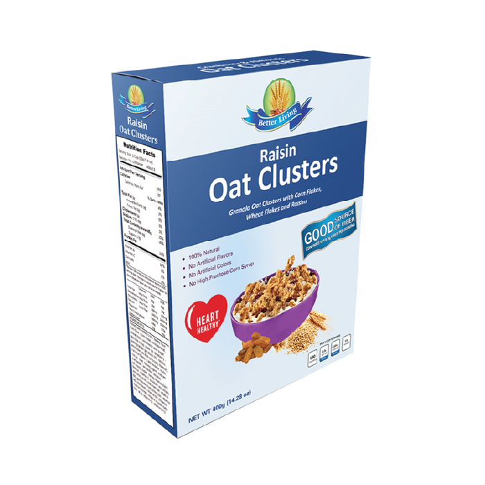 Oat Clusters – 400g Raisin